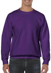 Gildan Kereknyakú körkötött pulóver, Gildan GI18000, Purple-L (gi18000pu-l)