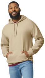 Gildan Softstyle kapucnis pulóver kenguruzsebbel, Gildan GISF500, Sand-M (gisf500sa-m)