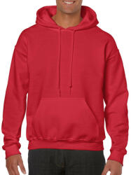 Gildan Kenguru zsebes kapucnis pulóver, Gildan GI18500, Red-4XL (gi18500re-4xl)