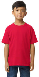 Gildan Softstyle rövid ujjú kereknyakú gyerekpóló, Gildan GIB65000, Red-XL (gib65000re-xl)