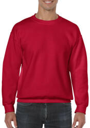 Gildan Kereknyakú körkötött pulóver, Gildan GI18000, Cherry Red-2XL (gi18000cy-2xl)