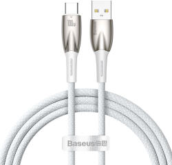 Baseus Glimmer Series gyors töltőkábel USB-A - USB-C 100W 480Mbps 1m fehér