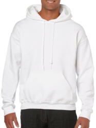 Gildan Kenguru zsebes kapucnis pulóver, Gildan GI18500, White-4XL (gi18500wh-4xl)