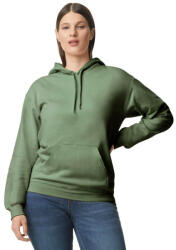 Gildan Softstyle kapucnis pulóver kenguruzsebbel, Gildan GISF500, Military Green-L (gisf500mi-l)