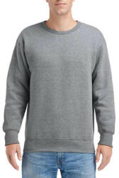 Gildan Kereknyakú unisex pulóver, Gildan GIHF000, Graphite Heather-S (gihf000gph-s)