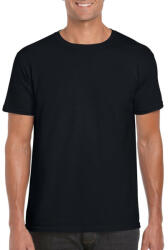 Gildan Softstyle rövid ujjú környakas póló, Gildan GI64000, Black-3XL (gi64000bl-3xl)