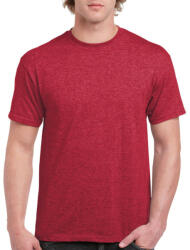 Gildan Előmosott kerek nyakkivágásu ultra póló, Gildan GI2000, Heather Cardinal-XL (gi2000hc-xl)