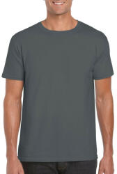 Gildan Softstyle rövid ujjú környakas póló, Gildan GI64000, Charcoal-M (gi64000ch-m)