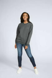 Gildan Környakú uniszex pulóver, Gildan GISF000, Charcoal-3XL (gisf000ch-3xl)