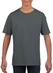 Gildan Rövid ujjú Softstyle gyerekpóló, Gildan GIB64000, Charcoal-M (giB64000ch-m)