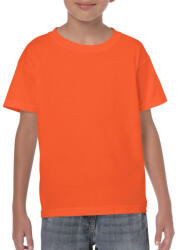 Gildan Kereknyakú rövid ujjú gyerekpóló, Gildan GIB5000, Orange-XL (giB5000or-xl)