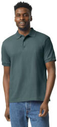 Gildan DryBlend rövid ujjú galléros férfi póló, Gildan GI8800, Dark Heather-L (gi8800dh-l)