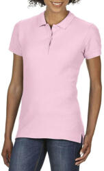 Gildan Prémium dupla piké galléros női póló, Gildan GIL85800, Light Pink-2XL (giL85800lp-2xl)