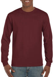 Gildan Hosszú ujjú klasszikus szabású póló, Gildan GI2400, Maroon-2XL (gi2400ma-2xl)