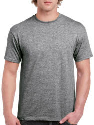 Gildan Klasszikus szabású rövid ujjú kereknyakú póló, Gildan GIH000, Graphite Heather-4XL (gih000gph-4xl)