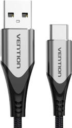 Vention USB 2.0 A és USB-C 3A kábel 0.25m Vention CODHC szürke