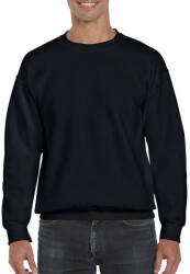 Gildan Környakas unisex prémium pulóver, Gildan GI12000, Black-2XL (gi12000bl-2xl)