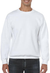 Gildan Kereknyakú körkötött pulóver, Gildan GI18000, White-2XL (gi18000wh-2xl)