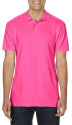 Gildan Softstyle dupla piké galléros póló, Gildan GI64800, Heliconia-4XL (gi64800he-4xl)