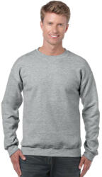 Gildan Kereknyakú körkötött pulóver, Gildan GI18000, Sport Grey-2XL (gi18000sp-2xl)