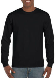 Gildan Hosszú ujjú pamut póló kerek nyakkivágással, Gildan GIH400, Black-2XL (gih400bl-2xl)