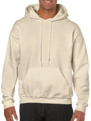 Gildan Kenguru zsebes kapucnis pulóver, Gildan GI18500, Sand-4XL (gi18500sa-4xl)