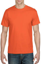 Gildan Rövid ujjú kereknyakú unisex póló, Gildan GI8000, Orange-L (gi8000or-l)