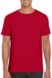 Gildan Softstyle rövid ujjú környakas póló, Gildan GI64000, Cherry Red-3XL (gi64000cyr-3xl)