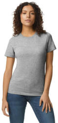 Gildan Softstyle kereknyakú rövid ujjú női póló, Gildan GIL65000, RS Sport Grey-L (gil65000sp-l)