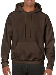 Gildan Kenguru zsebes kapucnis pulóver, Gildan GI18500, Dark Chocolate-4XL (gi18500dc-4xl)