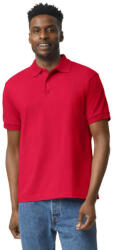 Gildan DryBlend rövid ujjú galléros férfi póló, Gildan GI8800, Red-2XL (gi8800re-2xl)