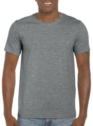 Gildan Softstyle rövid ujjú környakas póló, Gildan GI64000, Graphite Heather-L (gi64000gph-l)