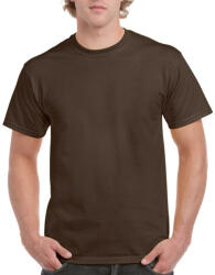 Gildan Előmosott kerek nyakkivágásu ultra póló, Gildan GI2000, Dark Chocolate-3XL (gi2000dc-3xl)