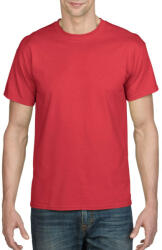 Gildan Rövid ujjú kereknyakú unisex póló, Gildan GI8000, Red-S (gi8000re-s)