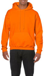 Gildan Kenguru zsebes kapucnis pulóver, Gildan GI18500, S. Orange-L (gi18500sfo-l)