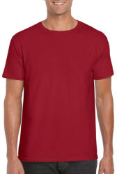 Gildan Softstyle rövid ujjú környakas póló, Gildan GI64000, Cardinal Red-S (gi64000cr-s)
