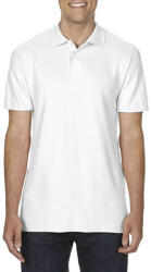 Gildan Softstyle dupla piké galléros póló, Gildan GI64800, White-4XL (gi64800wh-4xl)