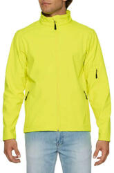 Gildan Hammer uniszex softshell dzseki, Gildan GISS800, Safety Green-S (giss800sfg-s)