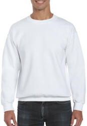 Gildan Környakas unisex prémium pulóver, Gildan GI12000, White-L (gi12000wh-l)