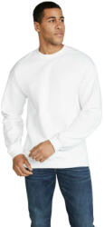 Gildan Környakú uniszex pulóver, Gildan GISF000, White-2XL (gisf000wh-2xl)