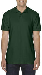 Gildan Softstyle dupla piké galléros póló, Gildan GI64800, Forest Green-S (gi64800fo-s)