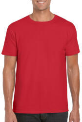 Gildan Softstyle rövid ujjú környakas póló, Gildan GI64000, Red-5XL (gi64000re-5xl)