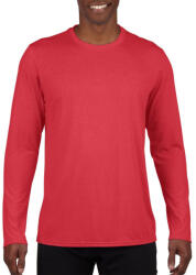 Gildan Hosszú ujjú unisex sport póló, Gildan GI42400, Red-3XL (gi42400re-3xl)
