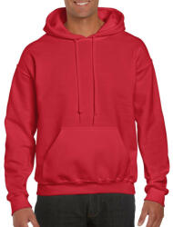 Gildan Prémium kapucnis pulóver, Gildan GI12500, Red-L (gi12500re-l)