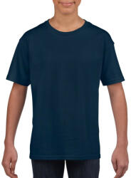 Gildan Rövid ujjú Softstyle gyerekpóló, Gildan GIB64000, Navy-L (giB64000nv-l)