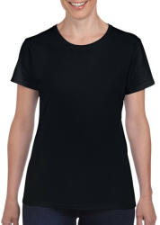 Gildan Kerknyakú karcsusított női póló, Gildan GIL5000, Black-L (giL5000bl-l)