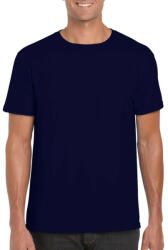 Gildan Softstyle rövid ujjú környakas póló, Gildan GI64000, Navy-5XL (gi64000nv-5xl)