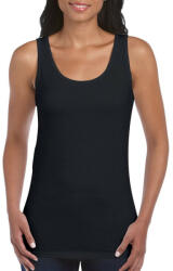 Gildan Testhez álló, oldalvarrott női trikó, Gildan GIL64200, Black-L (giL64200bl-l)