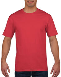 Gildan Kereknyakú prémium pamut póló, Gildan GI4100, Red-2XL (gi4100re-2xl)