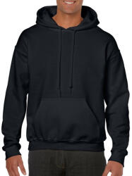 Gildan Kenguru zsebes kapucnis pulóver, Gildan GI18500, Black-XL (gi18500bl-xl)